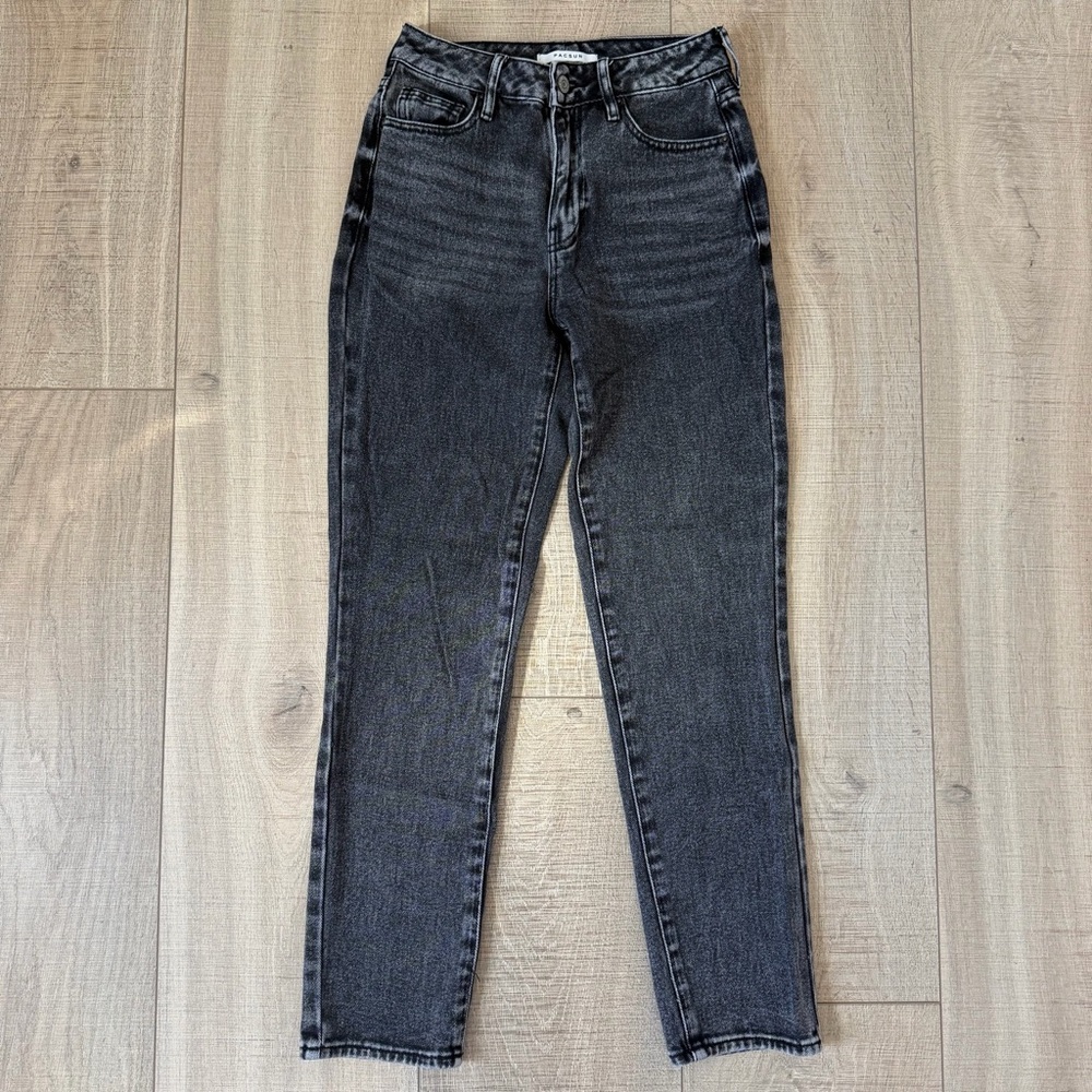 Pacsun Black Denim Mom Jeans Size 24